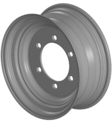 Диск грузовой Hartung (ЧКПЗ) 6.5x16 16x6.5 6x205 ET123 DIA161 СЕРЕБРИСТЫЙ