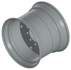 Диск грузовой Hartung (ЧКПЗ) 167.530.3101012 СБ 19.5x14.5 10x225 ET0 DIA176 СЕРЕБРИСТЫЙ