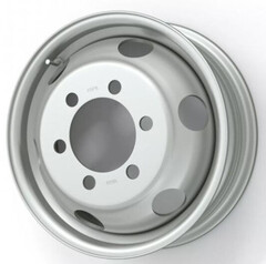 Диск грузовой Asterro M20 19.5x7.5 8x275 ET134 DIA221 СЕРЕБРИСТЫЙ
