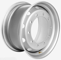 Диск грузовой Kronprinz 397-01 22.5x11.75 10x335 ET120 DIA281 СЕРЕБРИСТЫЙ