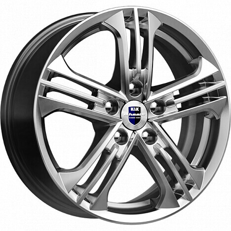 Диск K&K Trinity 15x6 5x108 ET43 DIA67.1 БЛЭК ПЛАТИНУМ