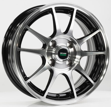 Диск Megami Mgm-5 14x6 4x100 ET35 DIA67.1 BKF