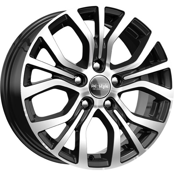 Диск K&K Kc736 16x6.5 5x114.3 ET38 DIA67.1 АЛМАЗ ЧЁРНЫЙ