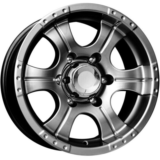 Диск K&K Байконур 16x8 5x139.7 ET-15 DIA110.1 ДАРК ПЛАТИНУМ