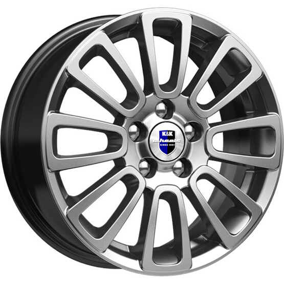 Диск K&K Неман 15x6 4x100 ET46 DIA54.1 ДАРК ПЛАТИНУМ