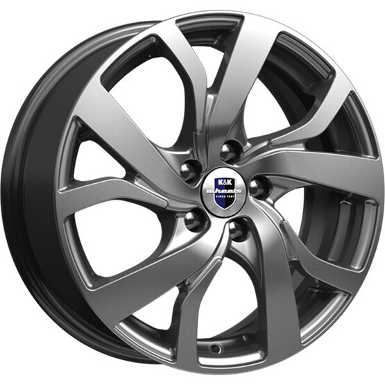 Диск K&K Палермо 16x6.5 5x105 ET38 DIA56.6 ДАРК ПЛАТИНУМ