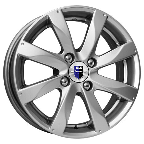 Диск K&K Джемини 15x6 4x100 ET37 DIA60.1 ДАРК ПЛАТИНУМ