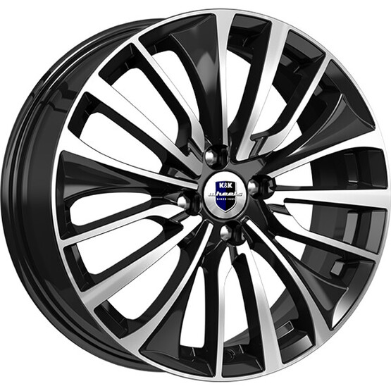 Диск K&K Flanker 17x6.5 4x100 ET41 DIA60.1 АЛМАЗ ЧЁРНЫЙ