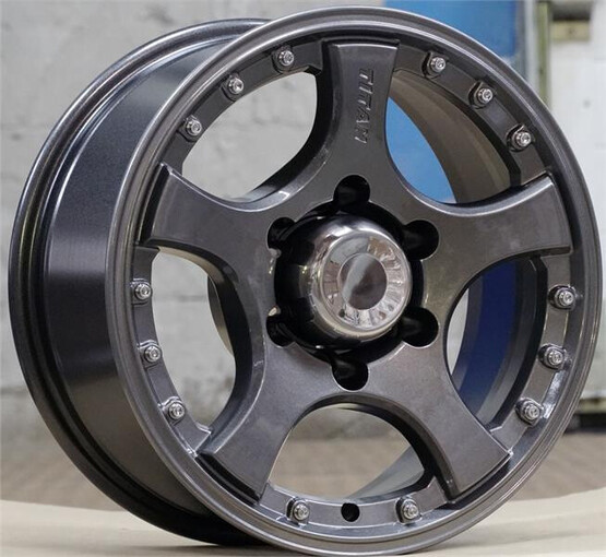 Диск Скад Титан 16x7 5x139.7 ET35 DIA109.7 ГРАФИТ