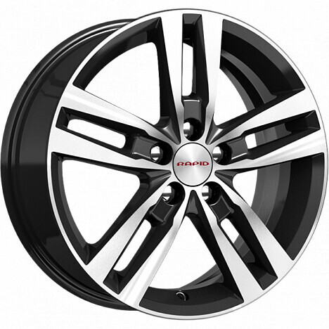 Диск K&K Rassvet 16x6.5 5x105 ET38 DIA56.6 АЛМАЗ ЧЁРНЫЙ