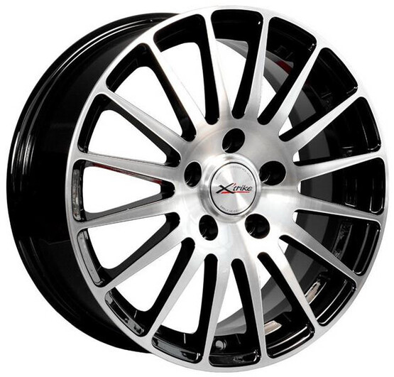 Диск X'trike X-128 16x6.5 5x114.3 ET38 DIA67.1 BK/FP
