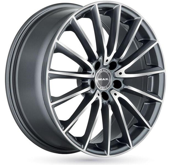 Диск Mak Komet 18x8 5x112 ET33 DIA66.6 GUNMETAL MIRROR FACE