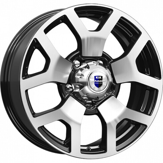 Диск K&K Намиб 18x7 5x139.7 ET35 DIA108.6 АЛМАЗ ЧЁРНЫЙ
