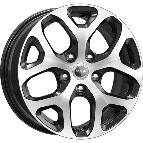Диск K&K Kc869 16x6.5 4x100 ET43 DIA60.1 АЛМАЗ ЧЁРНЫЙ