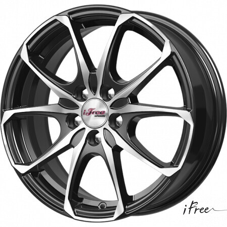 Диск Ifree Такеши 16x6 4x100 ET35 DIA67.1 БЛЭК ДЖЕК