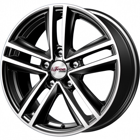 Диск Ifree Катар 16x6.5 5x100 ET40 DIA67.1 БЛЭК ДЖЕК