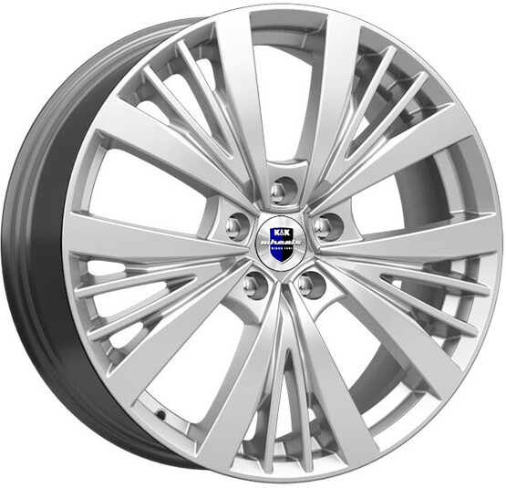 Диск K&K Марвел 19x7.5 5x114.3 ET35 DIA60.1 СИЛЬВЕР