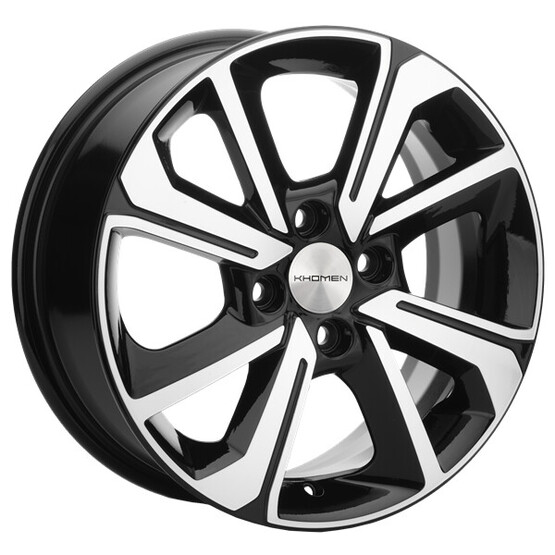 Диск Khomen 1501 15x6 4x100 ET48 DIA54.1 BLACK-FP