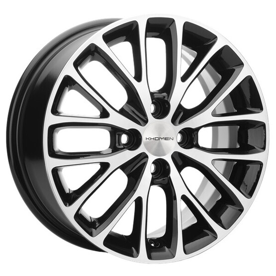 Диск Khomen 1506 15x6 4x100 ET46 DIA54.1 BLACK-FP