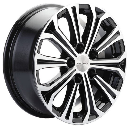 Диск Khomen 1610 16x6.5 5x108 ET50 DIA63.3 BLACK-FP