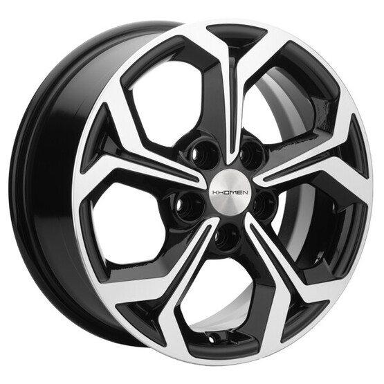 Диск Khomen 1606 16x6.5 5x108 ET50 DIA63.3 BLACK-FP