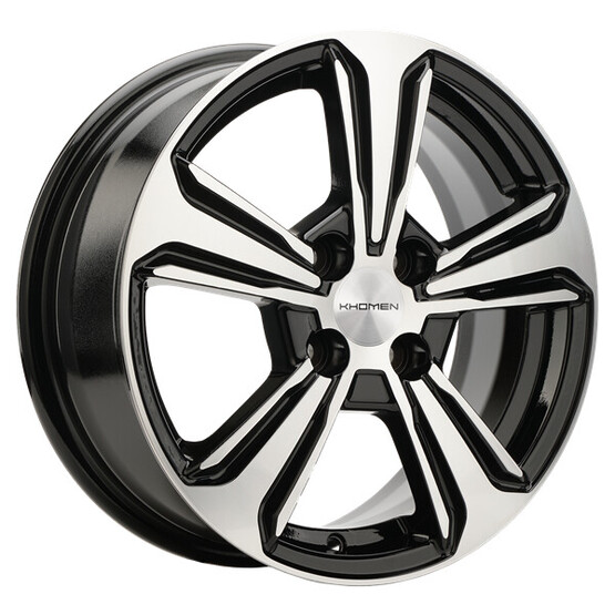 Диск Khomen 1502 15x6 4x100 ET46 DIA54.1 BLACK-FP