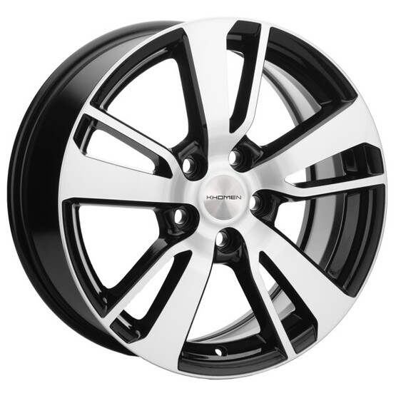 Диск Khomen 1704 17x7 5x114.3 ET39 DIA60.1 BLACK-FP