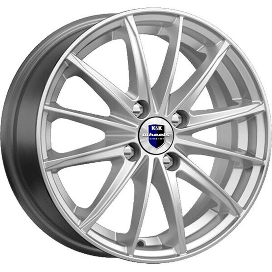 Диск K&K Пойнт Бланк 15x6 4x100 ET48 DIA54.1 СИЛЬВЕР