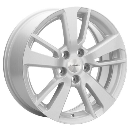 Диск Khomen 1704 17x7 5x114.3 ET38 DIA67.1 F-SILVER