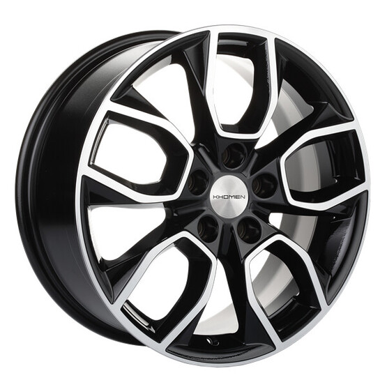 Диск Khomen 1713 17x7 5x114.3 ET45 DIA67.1 BLACK-FP