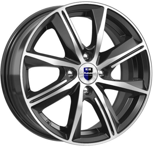 Диск K&K Арнар 15x6 4x98 ET35 DIA58.6 АЛМАЗ ЧЁРНЫЙ