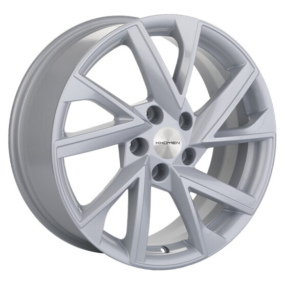 Диск Khomen 1714 17x7 5x112 ET40 DIA57.1 F-SILVER
