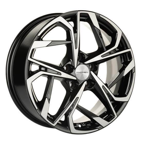 Диск Khomen 1716 17x7 5x114.3 ET48 DIA67.1 BLACK-FP