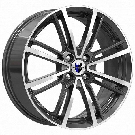 Диск K&K Эрфурт 17x7 4x100 ET43 DIA60.1 АЛМАЗ ЧЁРНЫЙ