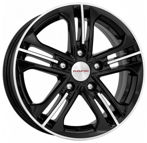 Диск K&K Trinity 15x6 5x100 ET39 DIA67.1 АЛМАЗ ЧЁРНЫЙ