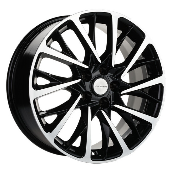 Диск Khomen 1804 18x7.5 5x108 ET52.5 DIA63.3 BLACK-FP