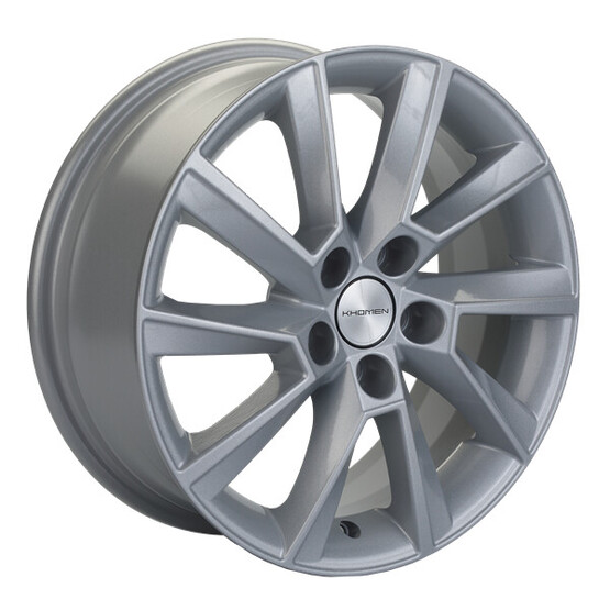 Диск Khomen 1507 15x6 5x100 ET38 DIA57.1 F-SILVER