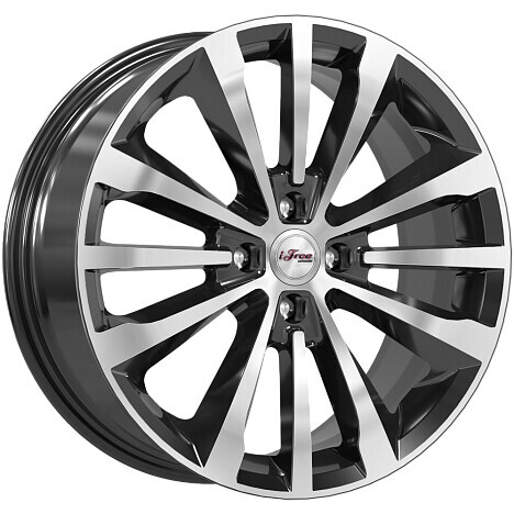 Диск Ifree Андерсен 17x7 4x100 ET41 DIA60.1 БЛЭК-ДЖЕК