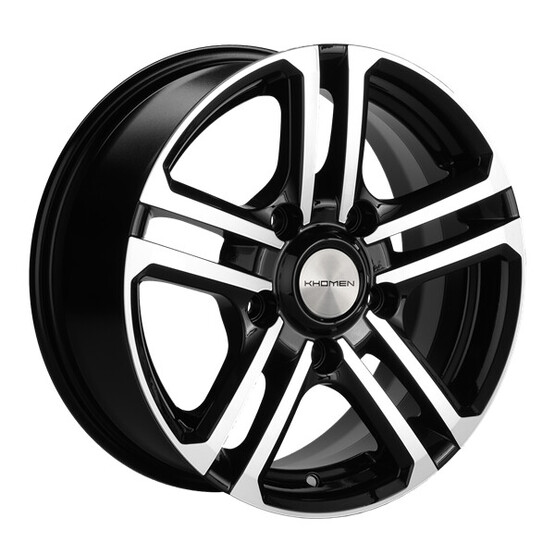 Диск Khomen 1602 16x6.5 5x139.7 ET35 DIA98 BLACK-FP