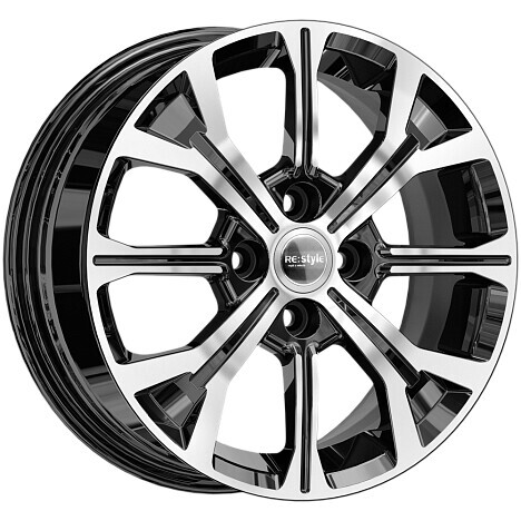 Диск K&K Кс945 15x6 4x100 ET46 DIA54.1 АЛМАЗ ЧЁРНЫЙ