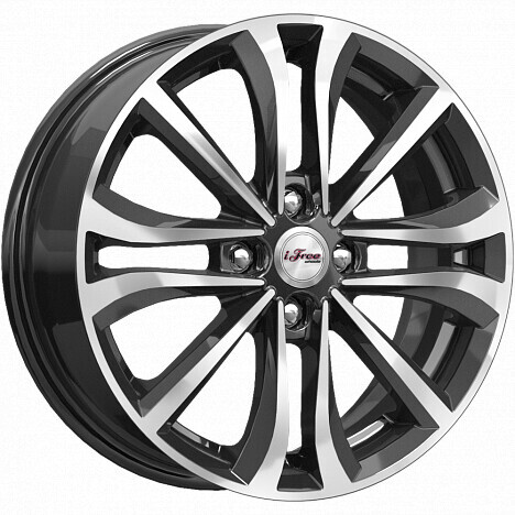 Диск Ifree Панган 16x6 4x100 ET45 DIA54.1 БЛЭК ДЖЕК