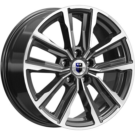 Диск K&K Лацио 17x7.5 5x108 ET35 DIA67.1 АЛМАЗ ЧЁРНЫЙ