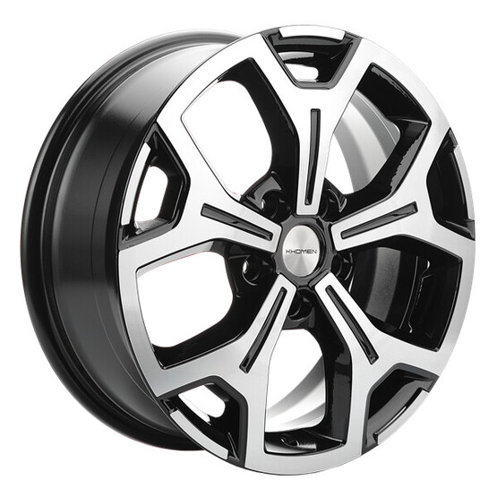 Диск Khomen 1710 17x6.5 5x120 ET60 DIA65.1 BLACK-FP