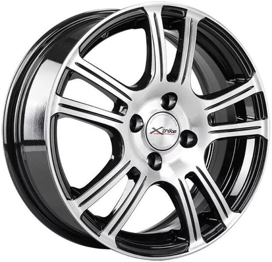 Диск X'trike X-105 15x6 4x100 ET35 DIA67.1 BK/FP