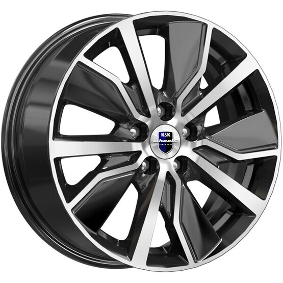 Диск K&K Гамбит 16x6.5 5x100 ET38 DIA57.1 АЛМАЗ ЧЁРНЫЙ