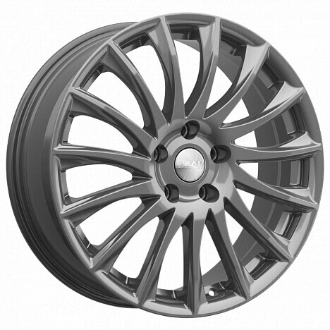 Диск Скад Валенсия 18x7 5x114.3 ET37 DIA66.6 ГРАФИТ