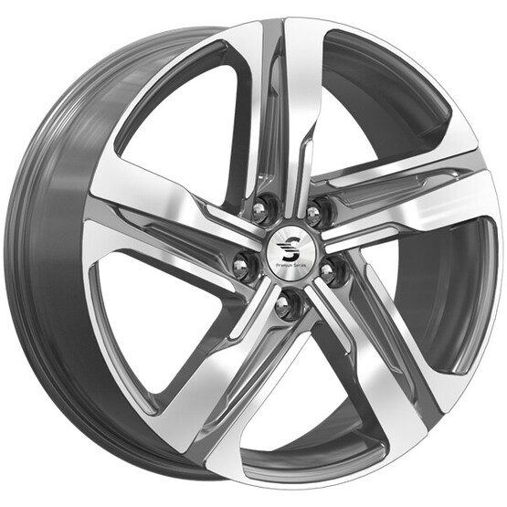 Диск Premium Series Кр004 19x7.5 5x114.3 ET53 DIA67.1 DIAMOND GLOSS GRAPHITE