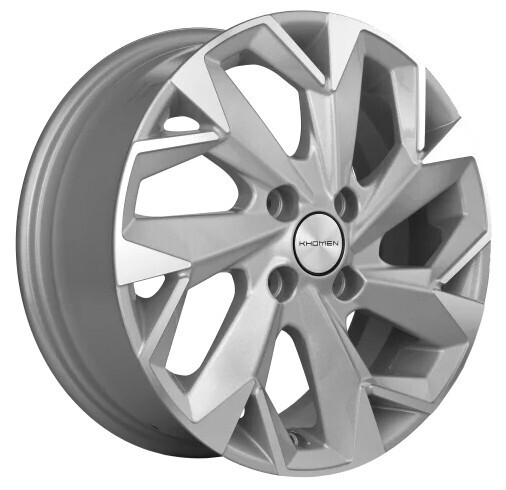 Диск Khomen 1402 14x5.5 4x98 ET35 DIA58.6 F-SILVER-FP
