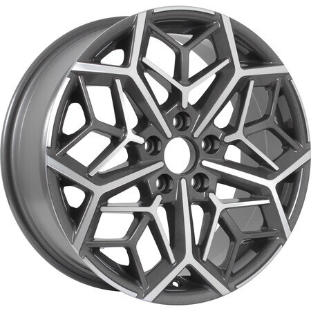 Диск Kdw Kd1710 17x7 5x114.3 ET50 DIA67.1 GREY_FRONT_POLISHED