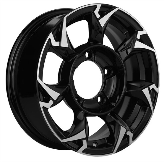 Диск Khomen 1505 15x5.5 5x139.7 ET5 DIA98 BLACK-FP